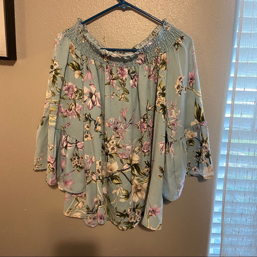 Off the shoulder blouse